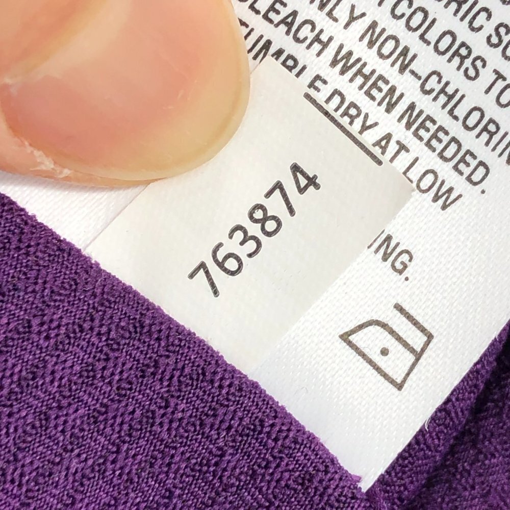 Hyba  Purple lightweight athletic zip hoodie size M - Picture 12 of 16